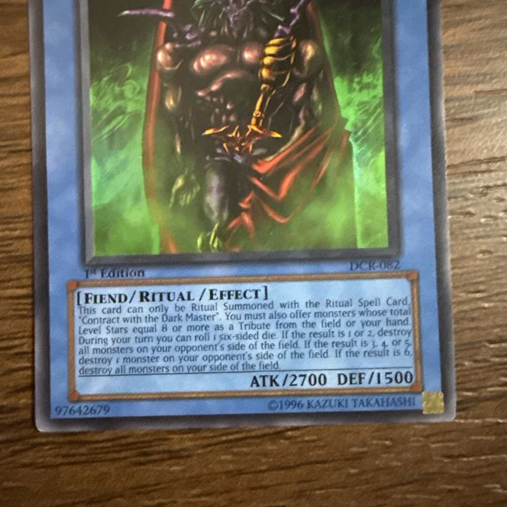 Dark Master - Zorc - DCR-EN082 - Super Rare - Unlimited 25th‎ Anniversary - 1st
